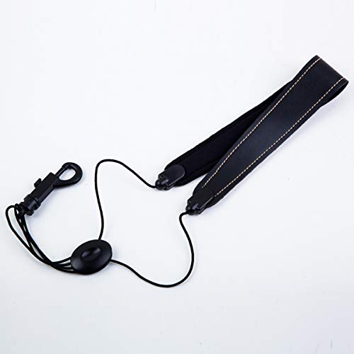 image for LIOOBO Saxophone Neck Strap Adjustable Leather Strap Belt for Tenor Al