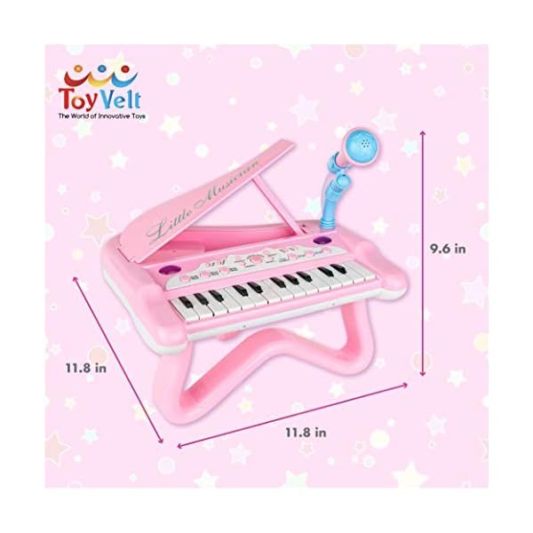 Toyvelt-Toy-Piano-For-Toddler-Girls-Cute-Piano-for-Kids-With-Built-In-Microphone-Music-Modes-Best-Birthday-Gifts-For-2-3-4-5-Year-Old-Girls-Educational-Keyboard-Musical-Instrument-Toys Toyvelt Toy Piano For Toddler Girls Cute Piano for Kids With Built In Microphone & Music Modes Best Birthday Gifts For 2…