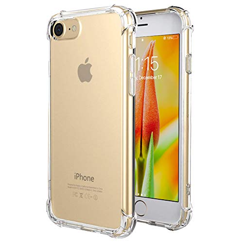Iphone 7 8 Case Se 2 Owrora Crystal Clear New Cover Case Shock Absorption Crystal Clear Soft Tpu Cover Full Protective Bumper For Apple Iphone 7 8 Se2 4 7 Clear Pricepulse