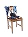 The Original Easy Seat Portable Safety Harness Chair Accessory (Blue) - Quick, Easy Cloth Portable High Chair for Travel, Fits in Your Hand Bag as a Convenient Baby Travel Accessory