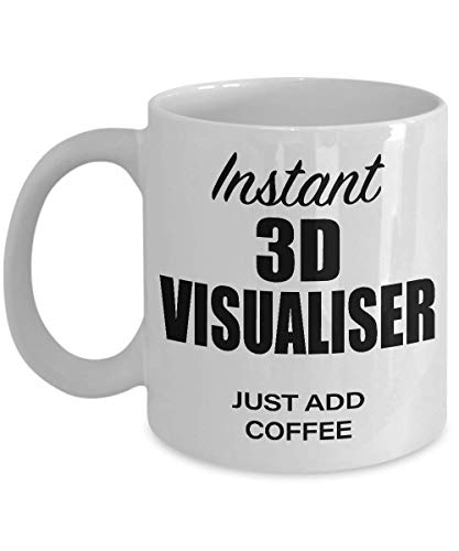 3D Visualiser Coffee Mug - Birthday, Christmas, Thank You Gifts for 3D Visualiser Friend, Coworkers - Funny 3D Visualiser Cup for Men, Women, Dad, Mom