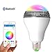 Bluetooth Speaker Portable Light Bulb E27 Base Smart Audio Music Speaker RGB Lamp For iPhone Color Changing Dimmable Indoor Outdoor for Party Bar Club Celebration Bedroom Dinning Room
