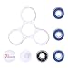 Pernos Fidget Spinner Stress Reducer with Premium Hybrid Ceramic Bearing, Perfect Fidget Toy For ADD, ADHD, Anxiety, and Autism Adult Children. (White)