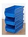 Triton Products 3-210B LocBin Stacking, Hanging, Interlocking Polypropylene Bins 5-3/8-Inch L by 4-1/8-Inch W by 3-Inch H Blue 24 CT