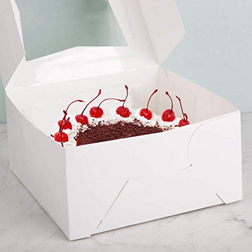 Cake Boxes 12 x 12 x 5 and Cake Boards 12 Inch Cake Box and Cake Board Set Bakery Box with