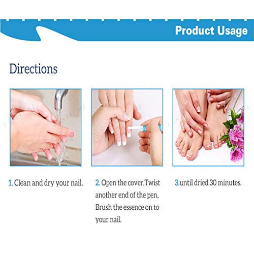 GD Gmgod❤️❤️NailCare Nail Regen Bio-Pen Nail Care Pen Effective Fragile Nail Repair 2pcs Blue
