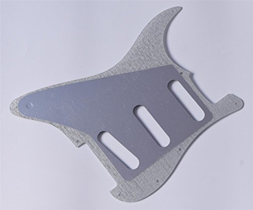 KAISH Silver Sparkle Plastic ST/Strat Style SSS Guitar Pickguard for USA/Mexico Stratocaster/Strat