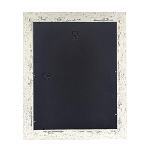 Scholartree Rustic White Wooden 11x14 Picture Frame set of 2,Display