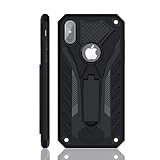 iPhone X Case | iPhone Xs Case | Military Grade | 12ft. Drop Tested Protective Case | Kickstand | Wireless Charging | Compatible with Apple iPhone X/iPhone Xs - Black