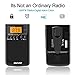 Portable Pocket AM FM Radio - Small Radio with Alarm Clock and Sleep Timer, Digital Tuning Stereo Mini Radio with 3.5mm Headphone Jack for Walking Jogging Gym Camping