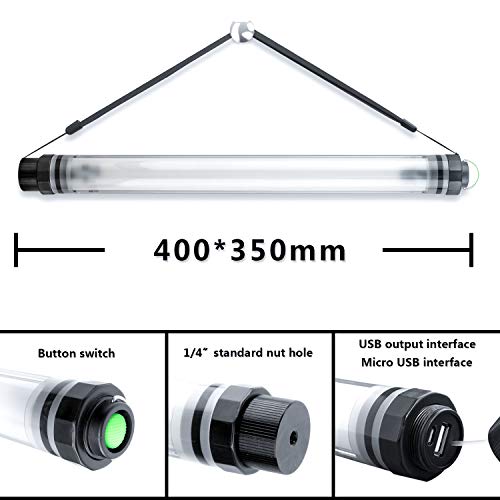 YOUKOYI-P7-RGB-Handheld-Photography-Light-Portable-LED-Video-Light-Wand-with-Remote-Control-12-Lighting-Mode-Stepless-Dimming-8-Colors-Temperatures-IP68-Waterproof-10400mA-Rechargeable-Battery