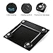 CLOFY High Accuracy Digital Body Weight Bathroom Scale with Tempered Glass Platform, Weight Scale 31st/200kg/440lb Capacity Step-On Technology LCD Backlight Display