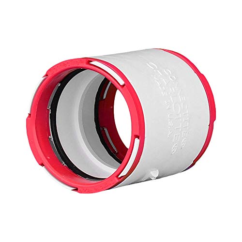 Charlotte Pipe CTT 00100 0800 Connectite Coupling, PVC, 1.5", White