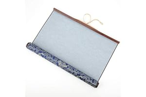 GLOGLOW Water Writing Cloth, 15 x 30.7in Water Writing Chinese Calligraphy Brocade Nonwoven Cloth Scroll Reusable Chinese Calligraphy Practicing Tool for Student Beginners