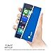 Nokia Lumia 730/735 Case, J&D [Drop Protection] Lumia 730 735 Case [Slim Cushion] Protective Shock Absorption Jelly Slim Case for Nokia Lumia 730 735 (Blue)
