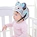 Baby Adjustable Safety Helmet Infant Head Protector Breathable Headguard for Toddlers Learn to Walk (Bear)