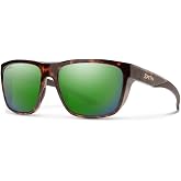 Smith Barra Sport &amp; Performance Sunglasses - Tortoise | Chromapop Glass Polarized Green Mirror