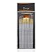 TAMEHOM sdafaesr Set of 15-Miniature Liners Brushes for Fine Detailing,Model, Airplane, Paint by Numbers Supplies Kit, Silver Handle