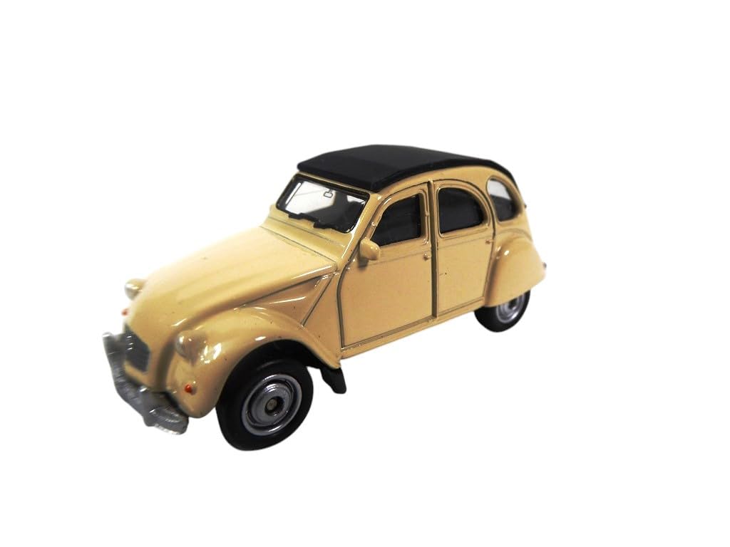 OPO 10 - Miniature car 3 inches (approximately 8 cms) CITROEN 2CV beige - Welly 52311