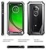 Poetic Moto G7 Play Rugged Clear Case, Moto G7 Optimo Case, Full Body Hybrid Shockproof Bumper Cover, Built-in Screen Protector, Guardian Series, DO NOT FIT Moto G7 Or Moto G7 Power, Black/Clear