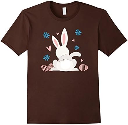 Men's Dabbing Easter Bunny T-shirt - Dab Shirt Kids, Adults, Teens Small Brown