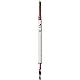 ILIA - In Full Micro-Tip Brow Pencil with Spoolie | Buildable Pigment, Fade-Resistant | Safe for Sensitive Eyes, Fragrance + Silicone-Free | Non-Toxic, Vegan, Cruelty-Free, Clean Makeup (Auburn)