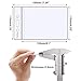 Fushing Pack of 100 Clear Plastic Vertical Badge Holders, Name Tag Holders, Card Holders (XXL)