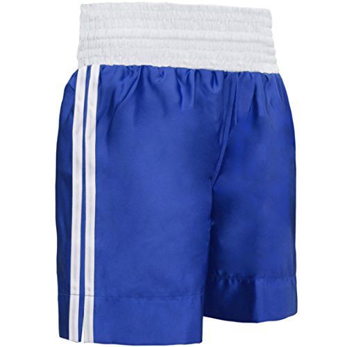 Farabi Pro Boxing Shorts for Boxing Training Punching, Sparring Fitness Gym Clothing Fairtex jiu jitsu MMA Muay Thai Kickboxing Equipment Trunks (Blue, M)