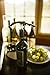 Waiter's Corkscrew, Rustic Design - Double-Hinge Wine Key, Bottle Opener, & Foil Cutter - Cherry Wood & Stainless Steel - Professional Accessory Set & Tool - Perfect Gift for Weddings and Birthdays