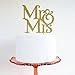 [USA-SALES] Mr and Mrs Sign, Bride And Groom Cake Topper Gold, Wedding Decorations, by Usa-Sales Seller