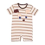 Froomer Baby Boy' Summer Striped Snap-Up Romper Short Sleeve