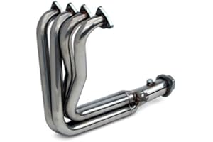 Yonaka 4-1 Polished Stainless Steel Header Compatible/Replacement for Honda Acura B-Series
