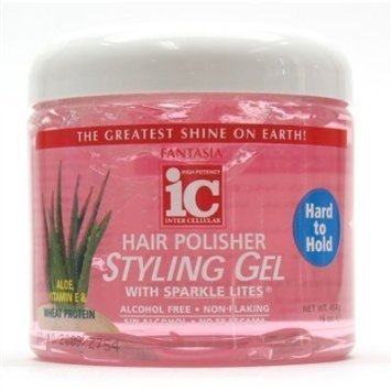 Fantasia Gel 16oz Hard To Hold (Pink) (2 Pack)