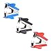 Cosmos 3 PCS Extra Wide Steel Jaws Style Staple Remover (Black, Red, Blue)