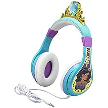 Kids Headphones for Kids Disney Aladdin Adjustable Stereo Tangle-Free 3.5mm Jack Wired Cord Over Ear Headset for Children Parental Volume Control Kid Friendly Safe Great for School Home Travel