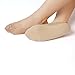 Jarseen 4 Pairs No Show Lace Cotton Liner Hidden Non-Skid Boat Socks Women (2Black+2Nude, Shoe-Size 9-12)