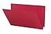 Smead End Tab Fastener File Folder, Shelf-Master® Reinforced Straight-Cut Tab, 2 Fasteners, Legal Size, Red, 50 per Box (28740)