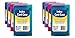 Index Card Case, Holds 200 4 x 6 Cards, Polypropylene, Assorted, 2 Packs