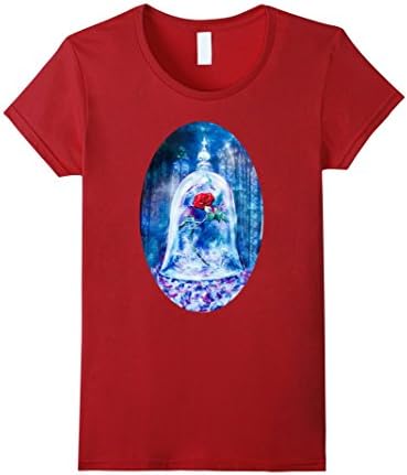 Women's GummoCloth : Enchanted Rose Beauty T-Shirt XL Cranberry