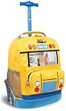 School Bus Rolling Backpack