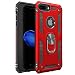 iPhone 7 Plus Case | iPhone 8 Plus Case [ Military Grade ] 15ft. Drop Tested Protective Case | Kickstand | Compatible with Apple iPhone 8Plus / iPhone 7 Plus- Red