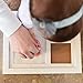 HopTot Newborn Baby Handprint Footprint Photo Frame Kit Photo Album Memory For Baby Boys Girls Baby Shower Registry Idea Nursery Wall Decor Must Have Decoration Set For New Moms