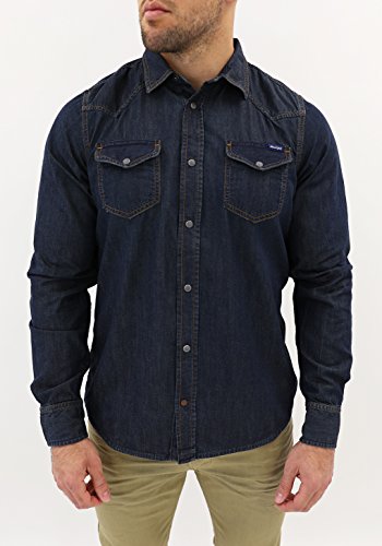 Diesel Men's New-Sonora Woven Shirt,  Denim, X-Large