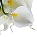 1 X Calla Lily Bridal Wedding Bouquet 10 Head Latex Real Touch Flower Bouquets KC51 White by JASSINS