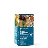 Amazing Grass Green Superfood Alkalize & Detox Organic Powder with Wheat Grass and Greens, Flavor: Simply Pure, Box of 15 Individual Servings