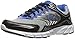 Fila Men's Memory Maranello 4 Running Shoe, Metallic Silver/Black/Prince Blue, 11 M US