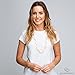 Goobie Baby Naomi Silicone Teething Necklace for Mom to Wear, Nursing Necklace Chew Bead (Gift Box Packaging – Peach/Cream)