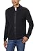 Calvin Klein Men's Fisherman Ribbed Knit Cotton Mock Neck Sweater