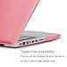 MacBook Pro Crystal 13 inch Case, GMYLE 2 in 1 Bundle Deal Pink Hard Shell Protective Cover with Keyboard Cover