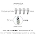 FUYUTEC 6W WiFi Led Bulb E27 (50 Watt Equivalent） RGB+Warm White Dimmable Colorful 450 Lumen, Color Change Controlled by Remote or Smart Andriod iOS Phone Via WiFi iBox